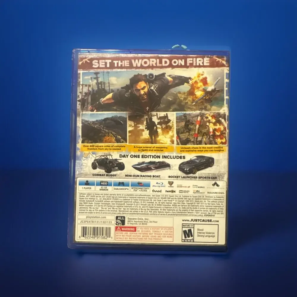 Just Cause 3 - Day One Edition Sony PS4 Play Station 4 Pre-owned
